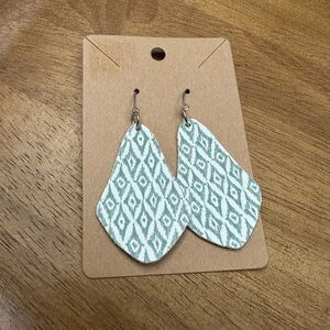 5/$10 Elegant Blue Patterned Earrings